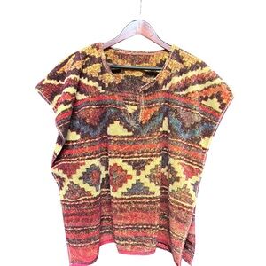 Fresco towels brand Aztec caped pullover sweater can fit up to XL